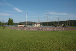 Partie de baseball à Chibougamau