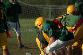 Match de l'équipe de football Troïlus de Chibougamau.