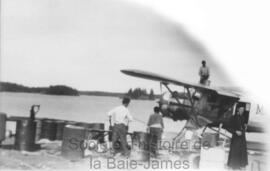 Départ de Chibougamau pour le lac Mistassini en avion