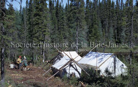 Camp at Lac Bélanger, Leslie Kish  Chibougamau.