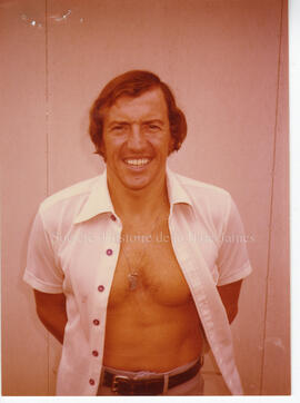 Un nageur du Marathon international de Chibougamau