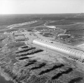 Vue aérienne de la Scierie Barrette-Saucier de Lebel-sur-Quévillon
