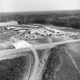 Vue aérienne de la Scierie Barrette-Saucier de Lebel-sur-Quévillon