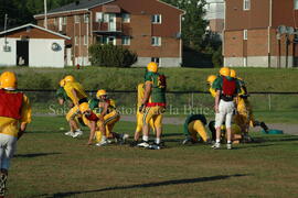 Match de l'équipe de football Troïlus de Chibougamau.