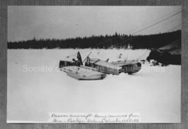 Avion Beaver du pilote Phil Larivière écrasé à Portage Island en 1955-1956.