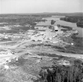 Vue aérienne de la Scierie Barrette-Saucier de Lebel-sur-Quévillon