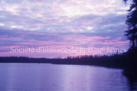 Sunset Lac La Botte.