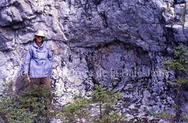 Cave on north flank of Montagne Blanche, Susan.
