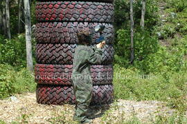 Partie de paintball à Chibougamau