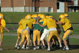 Match de l'équipe de football Troïlus de Chibougamau.