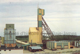 Mine en opération à Chibougamau.