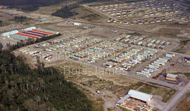 Vue aérienne des Places Rivest et Lebel à Lebel-sur-Quévillon
