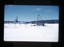 Forage à la mine Henderson 1 en hiver