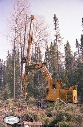 Machinerie à l’extérieur de l’usine Domtar à Lebel-sur-Quévillon
