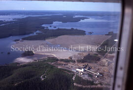 Merill, pit, pond of tailings and lake.