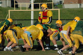 Match de l'équipe de football Troïlus de Chibougamau.