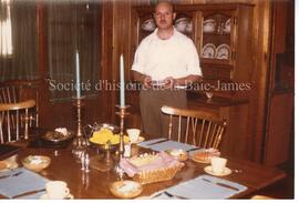 Graeme Swain, cuisinier, chalet de la compagnie Campbell