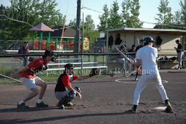 Partie de baseball à Chibougamau