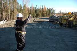 Un homme à Corner Bay