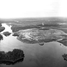 Vue aérienne de la Scierie Barrette-Saucier de Lebel-sur-Quévillon