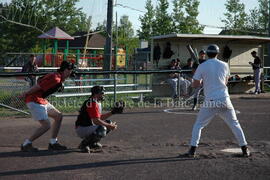 Partie de baseball à Chibougamau