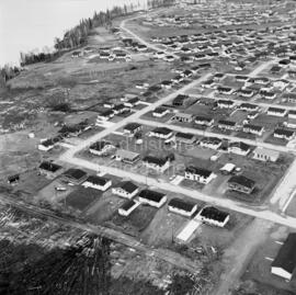 Vue aérienne du nouveau développement à Lebel-sur-Quévillon