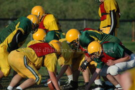 Match de l'équipe de football Troïlus de Chibougamau.