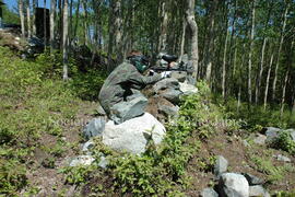 Partie de paintball à Chibougamau