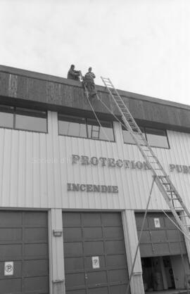Entraînement de pompiers à Lebel-sur-Quévillon