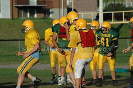 Match de l'équipe de football Troïlus de Chibougamau.