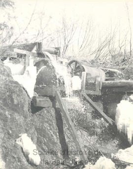 Première reconstruction du moulin Fleury réalisée en 1978
