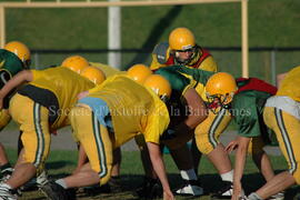 Match de l'équipe de football Troïlus de Chibougamau.