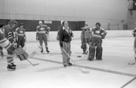 Groupe de joueurs de Hockey du Domtar de Lebel-sur-Quévillon