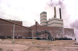 Extérieur de l’usine Domtar à Lebel-sur-Quévillon