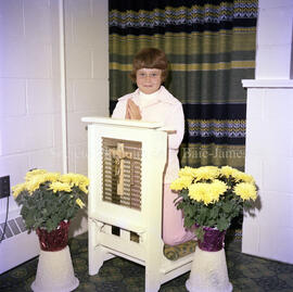Christiane Landry à sa Première communion
