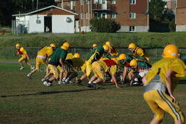 Match de l'équipe de football Troïlus de Chibougamau.