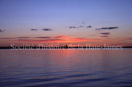 Sunset on File Axe Lake.