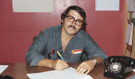 Carl Desbiens, usine chimique, employé de la Domtar à Lebel-sur-Quévillon