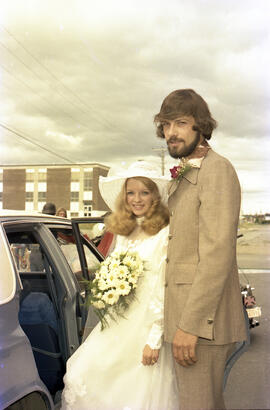 Ginette Dumont et Bernard Germain à leur mariage à Lebel-sur-Quévillon