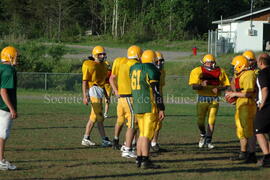 Match de l'équipe de football Troïlus de Chibougamau.