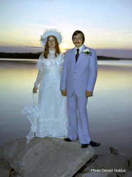 Joëlle Lacasse et Michel Gibeault  pour leur mariage à Lebel-sur-Quévillon