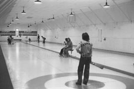 Partie de curling aux finales des Jeux du Québec à Chapais