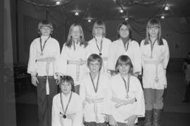 Groupe pour le karaté aux finales des Jeux de Québec à Chapais