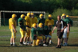 Match de l'équipe de football Troïlus de Chibougamau.