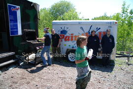 Partie de paintball à Chibougamau