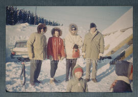 Au mont Chalco en 1960. De gauche à droite : Ken Wilson, Joan Wilson, Arnold Walker et Ruth Walker.