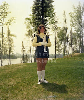 Éveline Girard, membre de la parade des Forestières