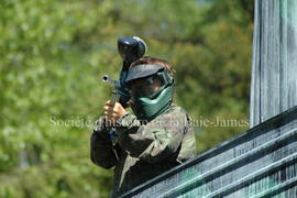 Partie de paintball à Chibougamau