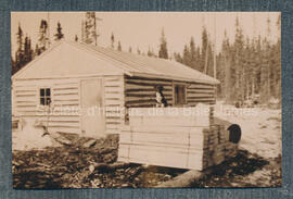 Campement de la mine Adnor en 1952.