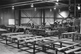 Vue de l’intérieur de la scierie Domtar à Lebel-sur-Quévillon